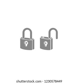 lock icon. Vector  Eps 10 