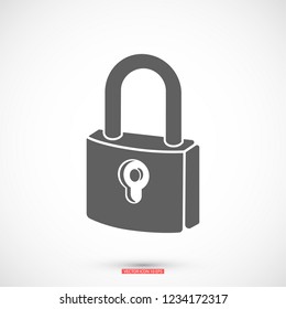 lock icon. Vector  Eps 10 