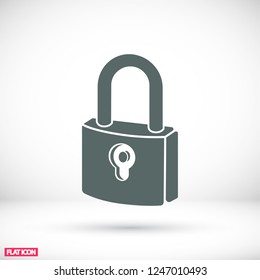 lock icon. Vector  Eps 10 