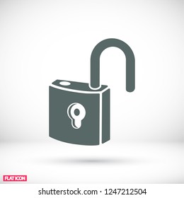 lock icon. Vector  Eps 10 