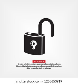 lock icon. Vector  Eps 10 
