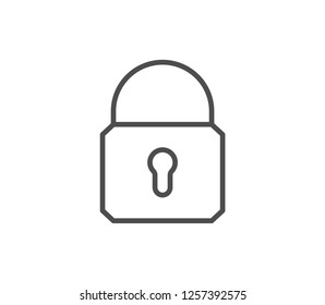 Lock icon . Vector . EPS 10