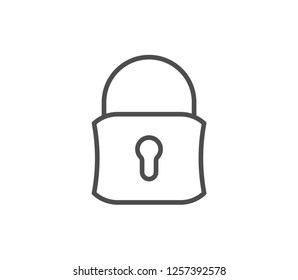 Lock icon . Vector . EPS 10