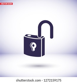 lock icon. Vector  Eps 10 