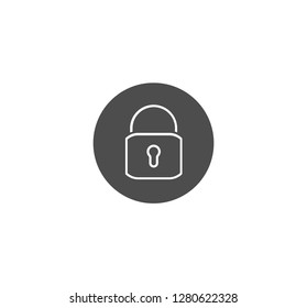 lock icon . Vector . EPS 10