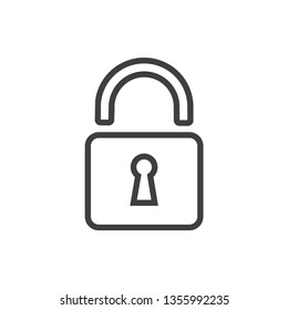 lock icon vector eps 10