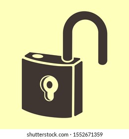 lock icon. Vector Eps 10 . Lorem Ipsum Flat Design
