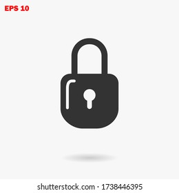 Lock Icon vector eps 10