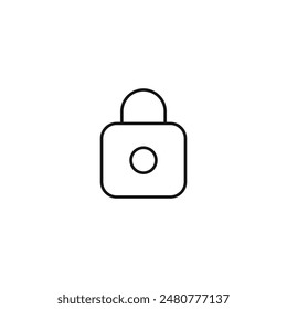 Lock icon vector. EPS 10 editable vector