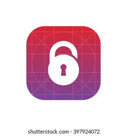 lock icon. vector eps10 icon