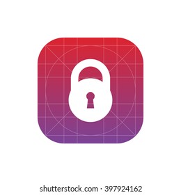 lock icon. vector eps10 icon