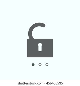 Lock Icon, vector, icon flat