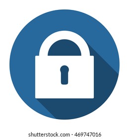 Lock Icon, vector, icon flat