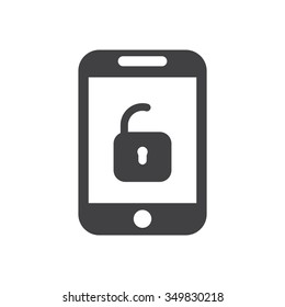 Lock Icon vector flat design