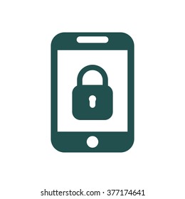 Lock Icon vector flat design