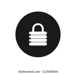 Lock icon vector illustration