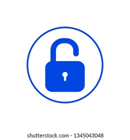 Lock icon. Vector illustration