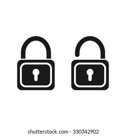 Lock icon - vector illustration