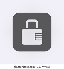 Lock Icon . Vector illustration