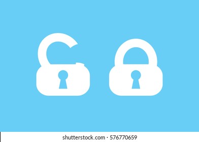 lock icon vector illustration 