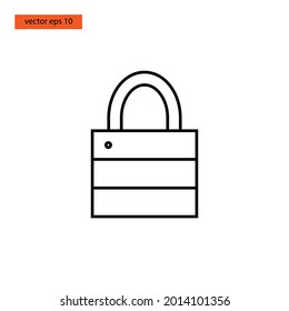  Lock icon vector illustration design