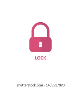 Lock Icon Vector Illustration Eps