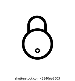 lock icon vector illustration eps