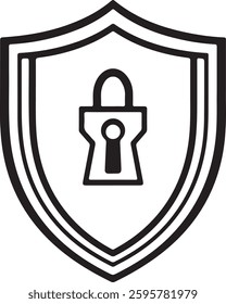 Lock icon vector illustration eps
