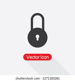 Lock Icon Vector Illustration Eps10