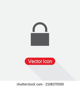 Icono de bloqueo Ilustración vectorial Eps10