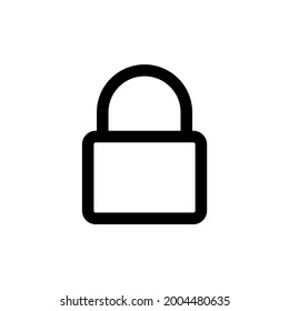 icono de bloqueo e ilustración del vector aislados en un fondo blanco. Calidad premium para aplicaciones móviles, interfaz de usuario, presentación y sitio web. icono de píxel perfecto