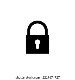 Lock icon vector illustration. Padlock sign and symbol. Encryption icon. Security symbol