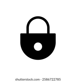 Lock icon vector illustration. Padlock sign and symbol. Encryption icon. Security symbol