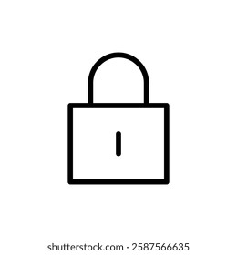 Lock icon vector illustration. Padlock sign and symbol. Encryption icon. Security symbol