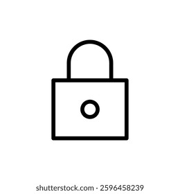 Lock icon vector illustration. Padlock sign and symbol. Encryption icon. Security symbol