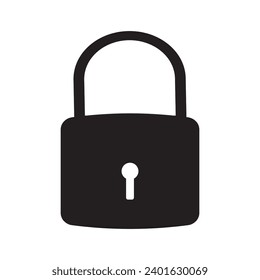 lock icon vector ilustration logo design