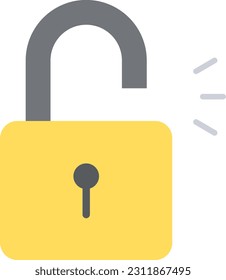 Lock icon vector image. Suitable for mobile application web application and print media.