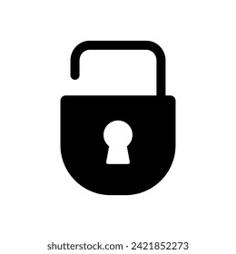 Lock icon vector. Padlock icon vector. Encryption icon. Security symbol