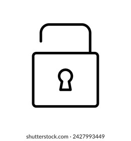 Lock icon vector. Padlock icon vector. Encryption icon. Security symbol