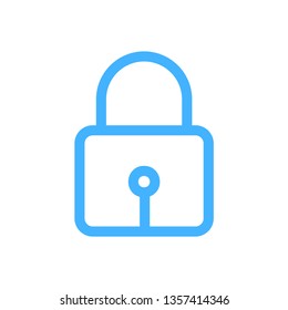 Lock icon vector - Protection sign