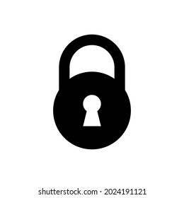 Lock icon vector set . Close illustration sign collection.