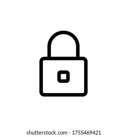 lock icon vector sign symbol isolated