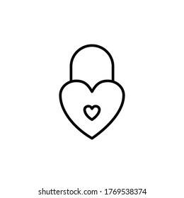 lock icon vector sign symbol