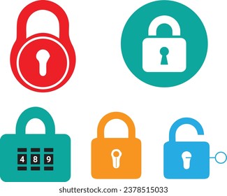 icono de bloqueo, vector de bloqueo, símbolo de bloqueo
