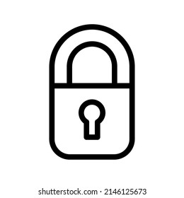 Lock Icon Vector Symbol Design Illustration