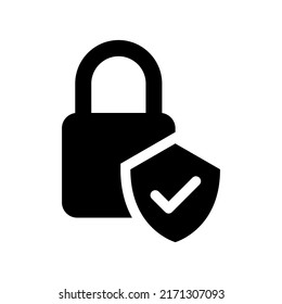 Lock Icon Vector Symbol Design Illustration