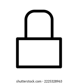 Lock Icon Vector Symbol Design Illustration