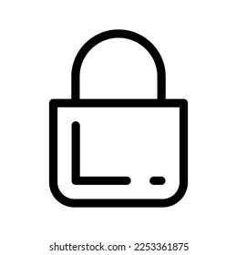 Lock Icon Vector Symbol Design Illustration