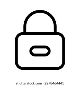 Lock Icon Vector Symbol Design Illustration