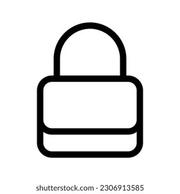 Lock Icon Vector Symbol Design Illustration